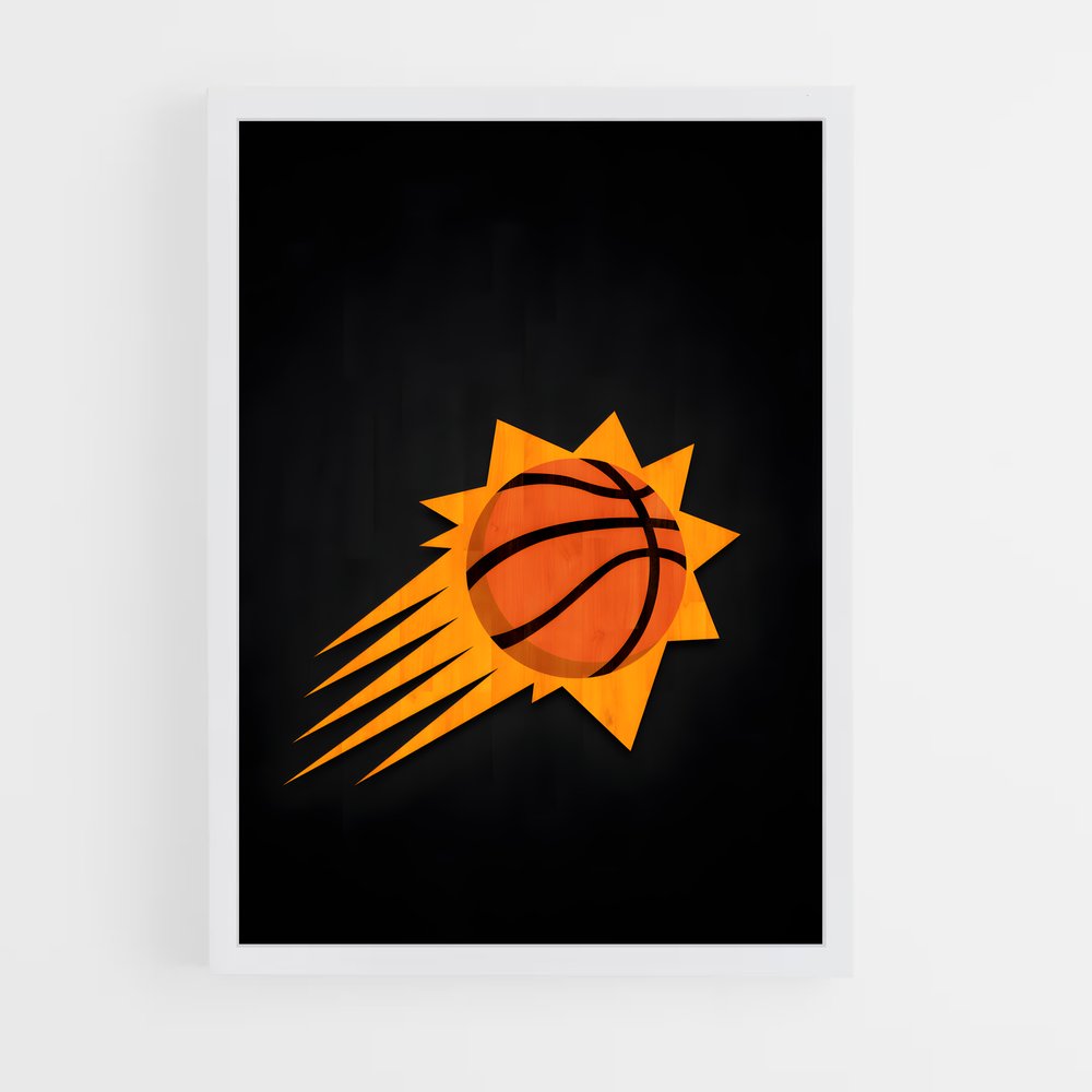Poster Flame of the Game – affiche Basketball (vue 3)